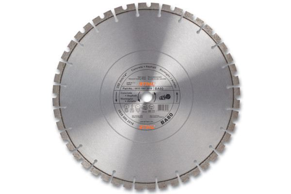 Stihl | Diamond Wheels | Model D-BA 80 Diamond Wheel For Asphalt/Concrete - Premium Grade for sale at Wellington Implement, Ohio