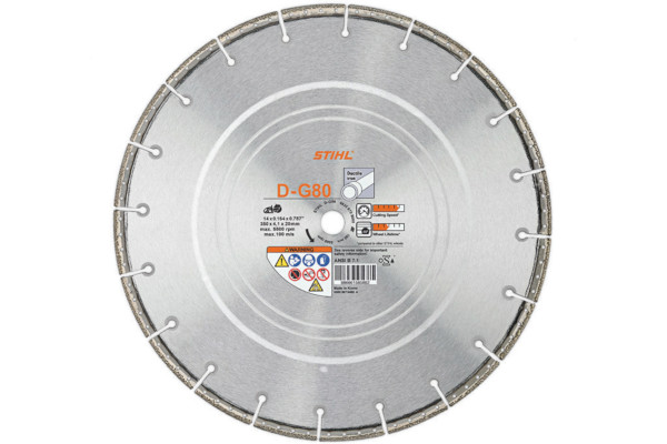 Stihl D-G 80 Diamond Wheel - Premium Grade for sale at Wellington Implement, Ohio