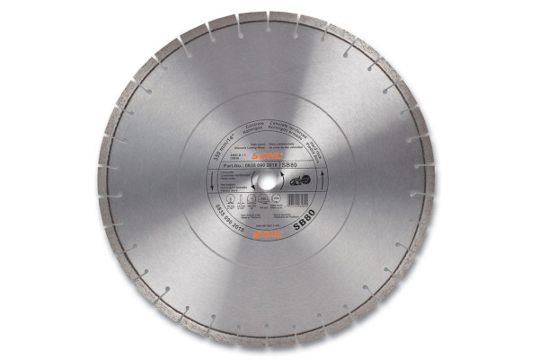 Stihl D-SB 80 Diamond Wheel For Hard Stone/Concrete - Premium Grade for sale at Wellington Implement, Ohio